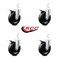 Service Caster 5 Inch Phenolic Wheel Swivel 3/4 Inch Square Stem Caster Set Total Lock Brake SCC-SQTTL20S514-PHS-34-4 - alternate 3